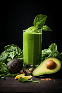 Groene Kracht Keto Smoothie - Kaythode - Sacha Kay - Afvallen met Gezond Keto eten Kayto recepten weekmenu - Keto Ontbijt Smoothie