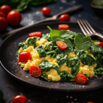 gezond keto diner spinazie - sacha kay - kaythode - gezonde keto diner spinazie - ketodieet op een gezonde manier