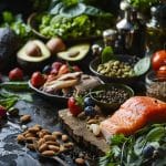 Rucolasalade, gegrilde zalm, gezonde lunch, keto recept, avocado, citroendressing, verse ingrediënten, eiwitrijke salade, koolhydraatarm, voedzaam lunchgerecht, Rucolasalade, gegrilde zalm, keto lunch, gezonde salade, snelle keto recepten, avocado salade, citroendressing, eiwitrijke maaltijd, koolhydraatarm lunchgerecht, verse zalmrecepten, keto rucolasalade