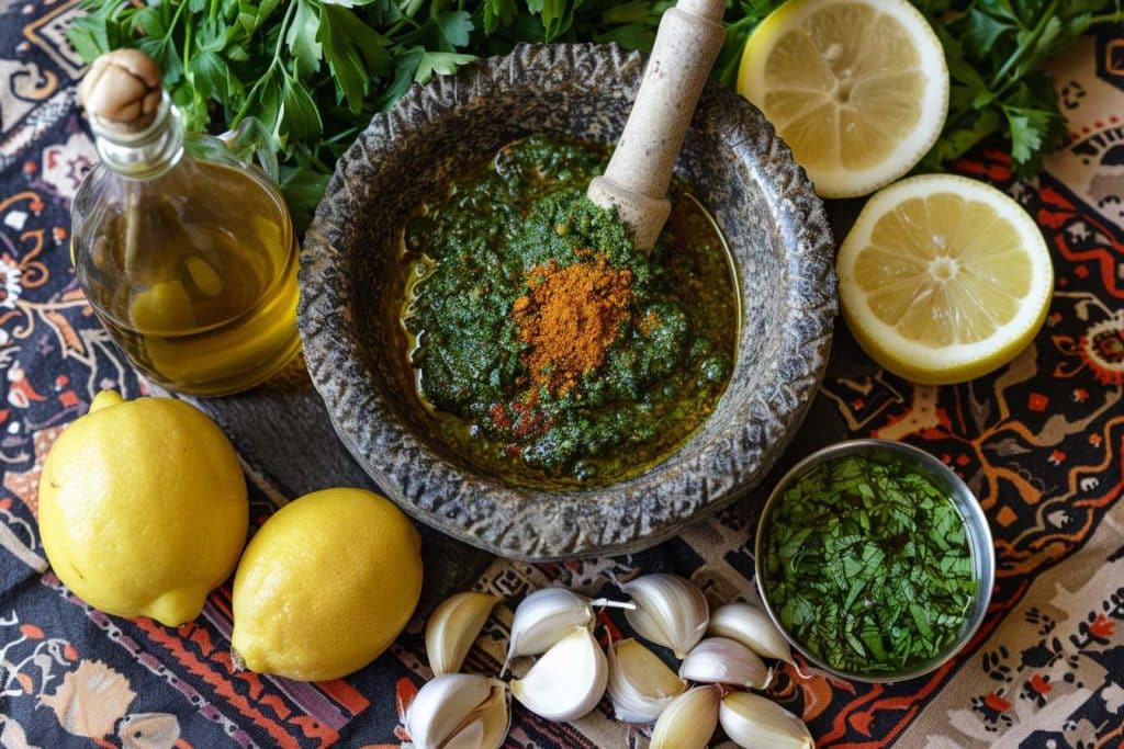 Chermoula, Keto Marinade, Suikervrij, Marokkaanse Keuken, Gezonde Recepten, Koolhydraatarm, Authentieke Specerijen, DIY Kruidenmix, keto marina, keto chermoula, keto marokkaans