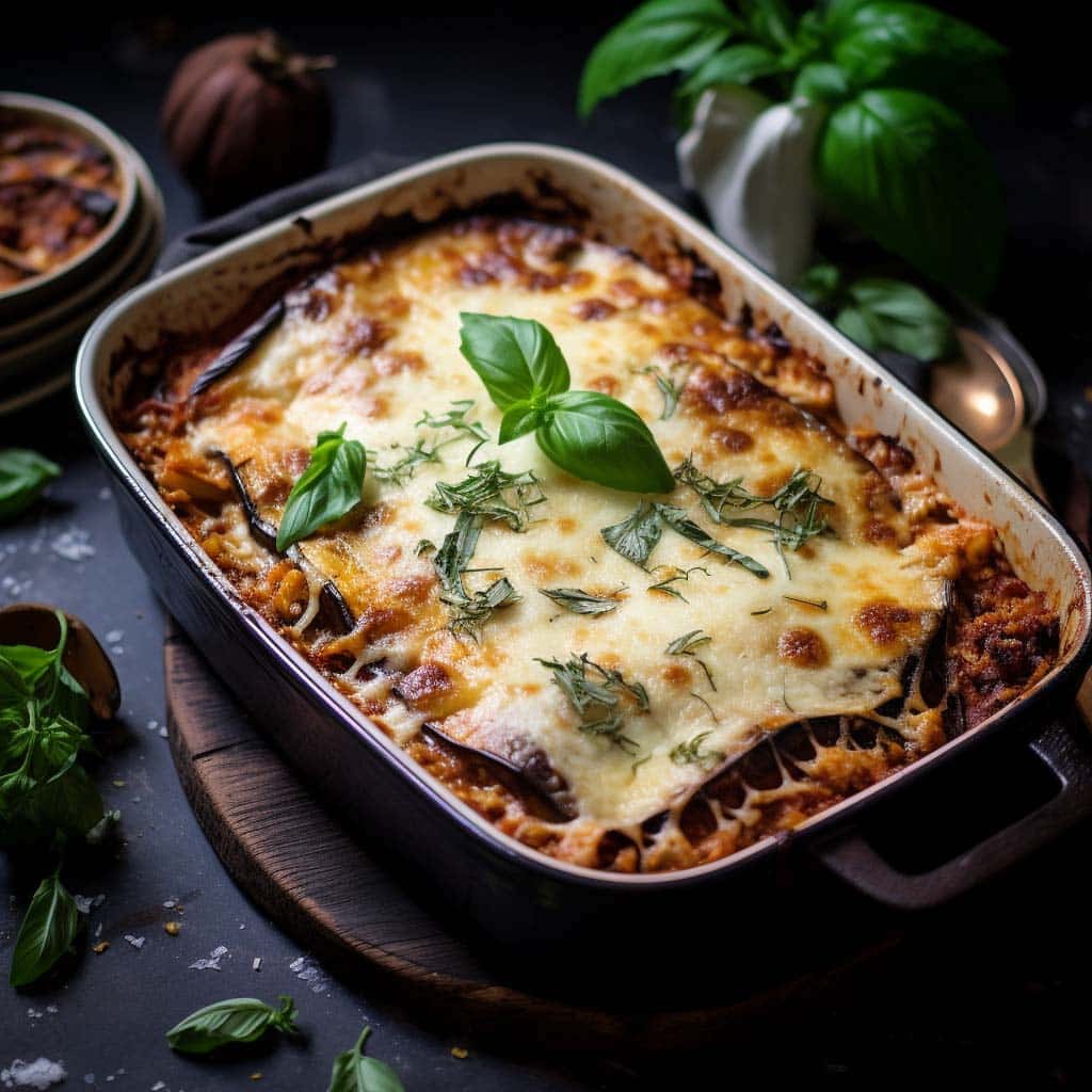 Keto aubergine lasagne, Koolhydraatarme lasagne, Aubergine recepten, Keto diner ideeën, Glutenvrije lasagne, Gezonde familiediners, Keto groentegerechten, Eiwitrijke maaltijden, Vegetarische keto opties, Italiaanse keto gerechten, Low-carb lasagne varianten, Aubergine als pasta vervanger, Keto comfort food, Zelfgemaakte lasagne, Voedzame keto maaltijden