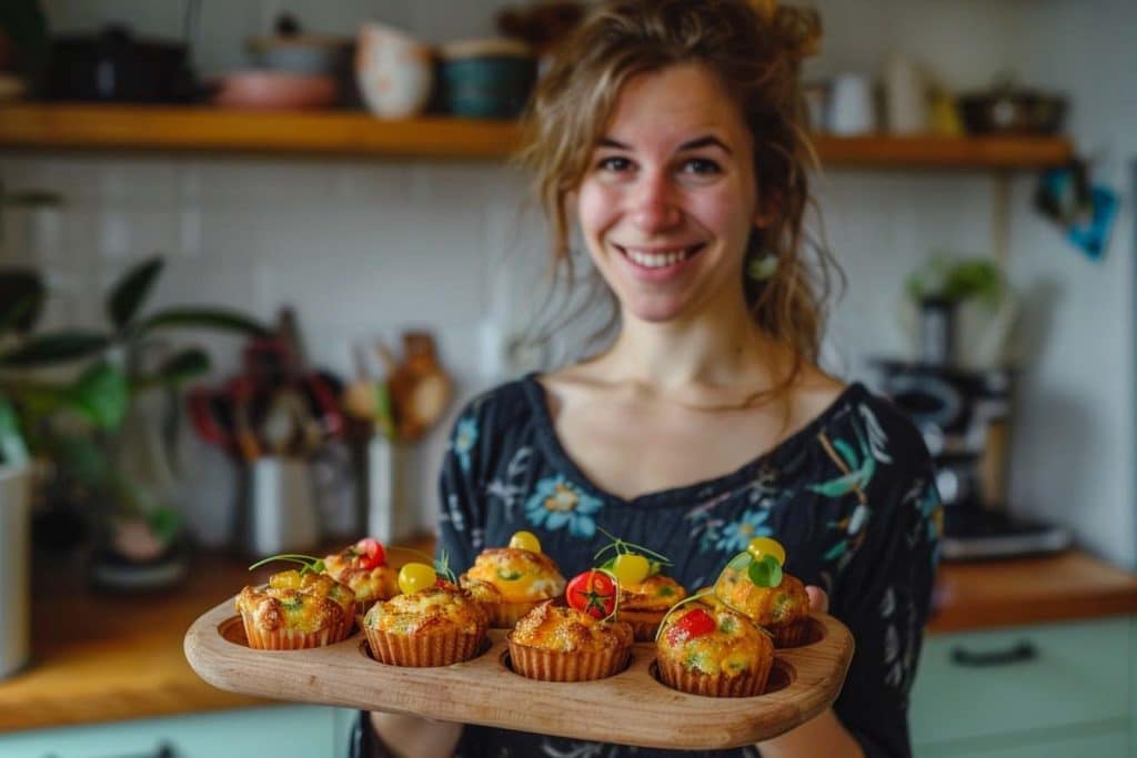 Keto Eimuffins, Gezond Ontbijt, Koolhydraatarm, Spinazie, Cheddar, Cherrytomaten, Rode Paprika, Lente-ui, Snelle Snack, Eiwitrijk, Glutenvrij, gezond keto, keto ontbijt, vegetarisch keto recept, vegetarisch ontbijt