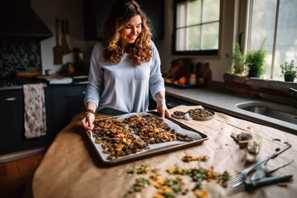 Keto granola recept, Zelfgemaakte keto snack, Noten en zaden granola, Lage koolhydraten ontbijt, Gezonde vetrijke snacks, Keto-vriendelijke granola, Suikervrije granola, Eiwitrijke snacks, Glutenvrije granola, Keto dieet snacks, Voedzame keto recepten, Keto ontbijtopties, Zelfgemaakte granola zonder suiker, Keto maaltijdplanning, Voedzame notenmix
