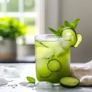 Keto drankje, Komkommer Munt, Erythritol, Limoensap, Verfrissend recept, Koolhydraatarm, Gezonde keuze, Zelfgemaakt bruiswater, Keto Komkommer Munt Sprankel, Verse Komkommer, Muntblaadjes, Zomerdrankje, Gezond Recept, Koolhydraatarm, Verfrissend, Limoensap, Erythritol, keto komkommer mocktail, keto mocktail