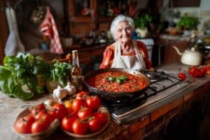 Keto Marinara Saus, Verse Basilicum, Italiaanse Kruidenmix, Gezonde Italiaanse Saus, Keto Pasta Saus, Authentieke Marinara Saus, marinara saus recept, keto marinara saus recept, keto pasta saus, keto pasta