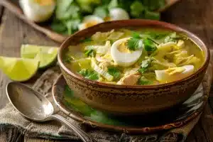 Keto Soto Ajam, gezonde kippensoep, prei, witte kool, koolhydraatarm recept, Indonesische keuken, comfort food, low-carb kippensoep, keto kippensoep, keto soep, koolhydraatarme soep, keto soto ajam soep