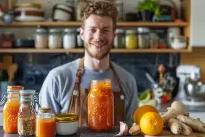 Keto Sweet Chili Saus, Keto Chili Saus, Keto chilisaus, Appelciderazijn, Chilivlokken, Erythritol, gezonde sauzen., keto chilisaus, Keto Dips, Keto dipsaus, keto recepten, keto sausjes, Keto Zoete Chilisaus, koolhydraatarme chilisaus, Pittige Keto Saus, Xanthaangom