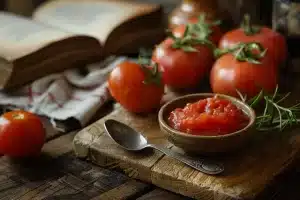 Tomatenpuree, gezonde recepten, lycopeen, antioxidanten, huisgemaakte saus, voedingswaarde, culinaire toepassingen, tomatenpuree en keto