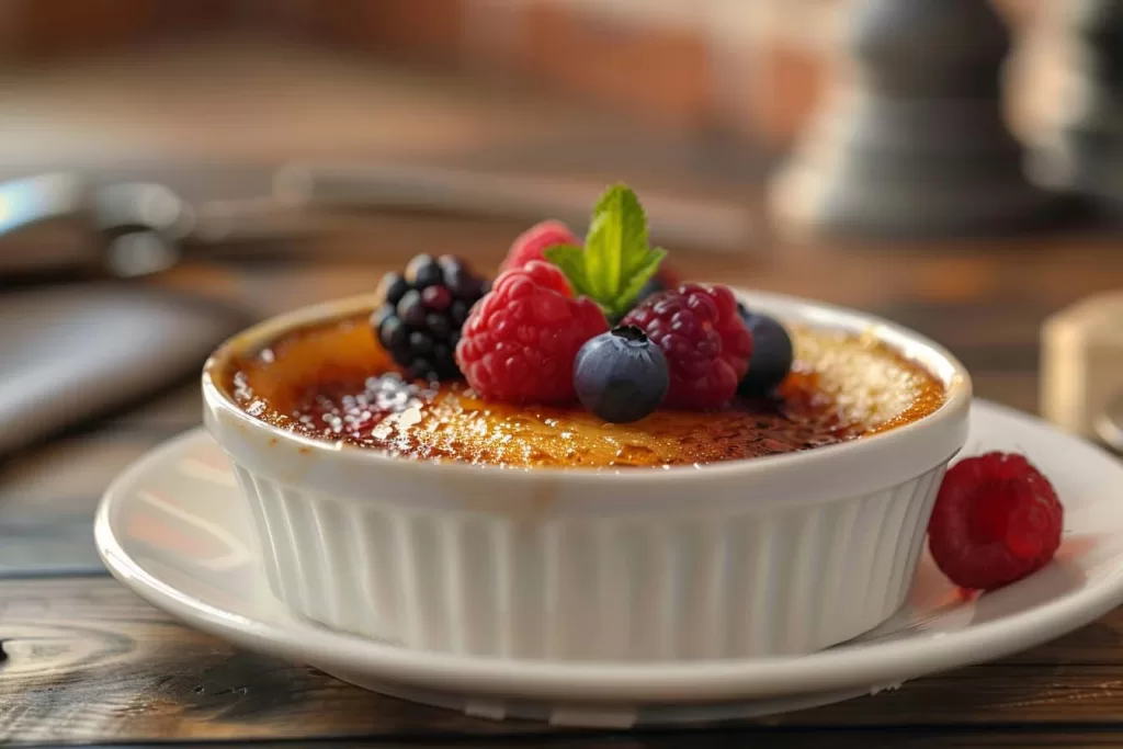 keto dessert, suikervrije crème brûlée, keto crème pâtissière, gezond nagerecht, erythritol zoetstof, slagroom dessert, eierdooier recept, keto creme brulee, koolhydraatarme creme brulee, snel keto dessert