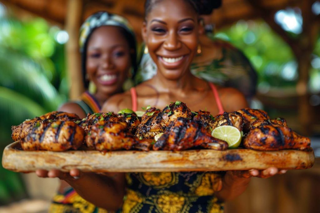 Jamaicaanse Jerk Chicken, gezond recept, kippenbouten, keto vriendelijk, zonder suiker, barbecue recept, Jerk kruidenmix, limoen marinade