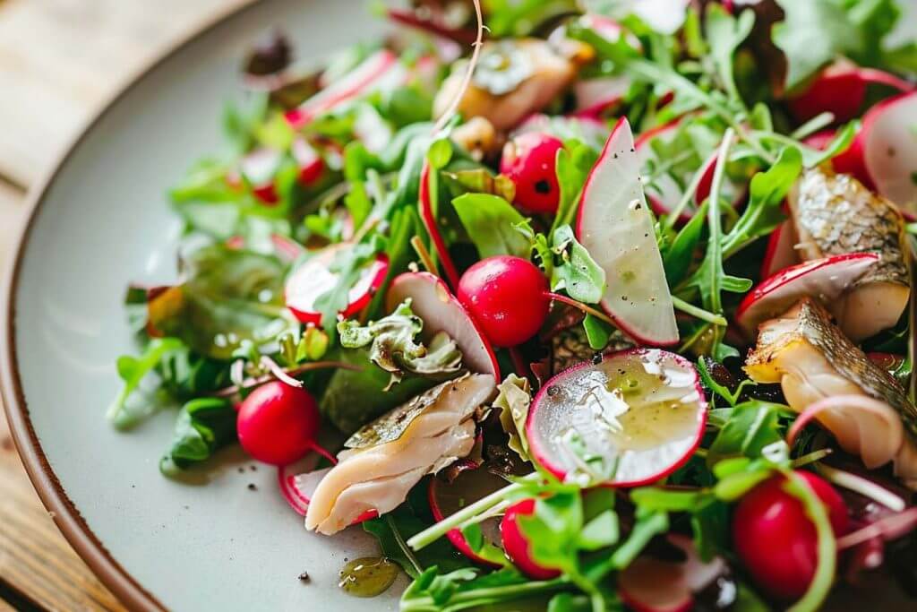 Radijssalade, Gerookte Makreel, Keto Lunch, Gezonde Salade, Makkelijk Recept