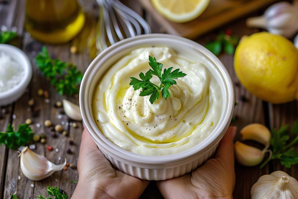 Klassiek aioli recept, klassieke aioli, originele aioli, Aioli, aioli ingredienten, aioli maken, aioli maken met staafmixer, aioli recept, aioli recept origineel, aioli recipe, aioli zelf maken, hoe maak je aioli, keto recept, keto-dieet, koolhydraatarm, koolhydraatarm dieet, koolhydraatarm recept, koolhydraatarme aïoli, recept aioli, Rucola aioli, zelf aioli maken