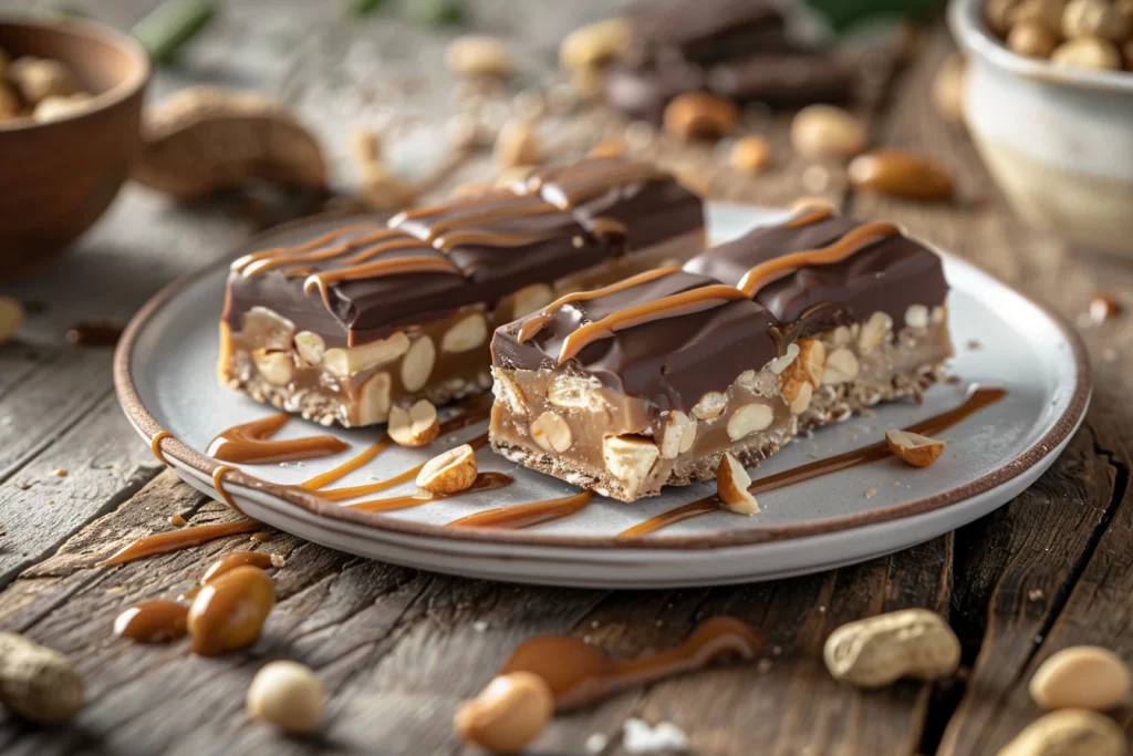 amandelmeel, gezonde snack, gezonde snickers, gezonde snickers maken, keto snickers, keto snickers maken, kokosmelk, koolhydraatarm, koolhydraatarme snickers, snickers, snickers maken, snickers recept, Suikervrij, suikervrije chocolade, zelf snickers maken