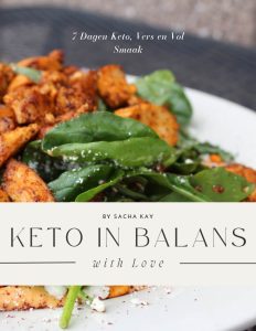 Keto in Balans - Kaythode Nieuwsbrief Freebie - Keto Weekmenu - Keto Kickstart