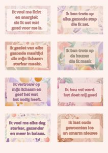 keto affirmatie kaartjes